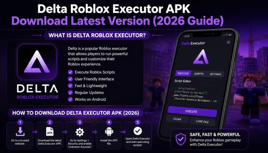 Delta Roblox Executor APK Download Latest Version (2026 Guide)
